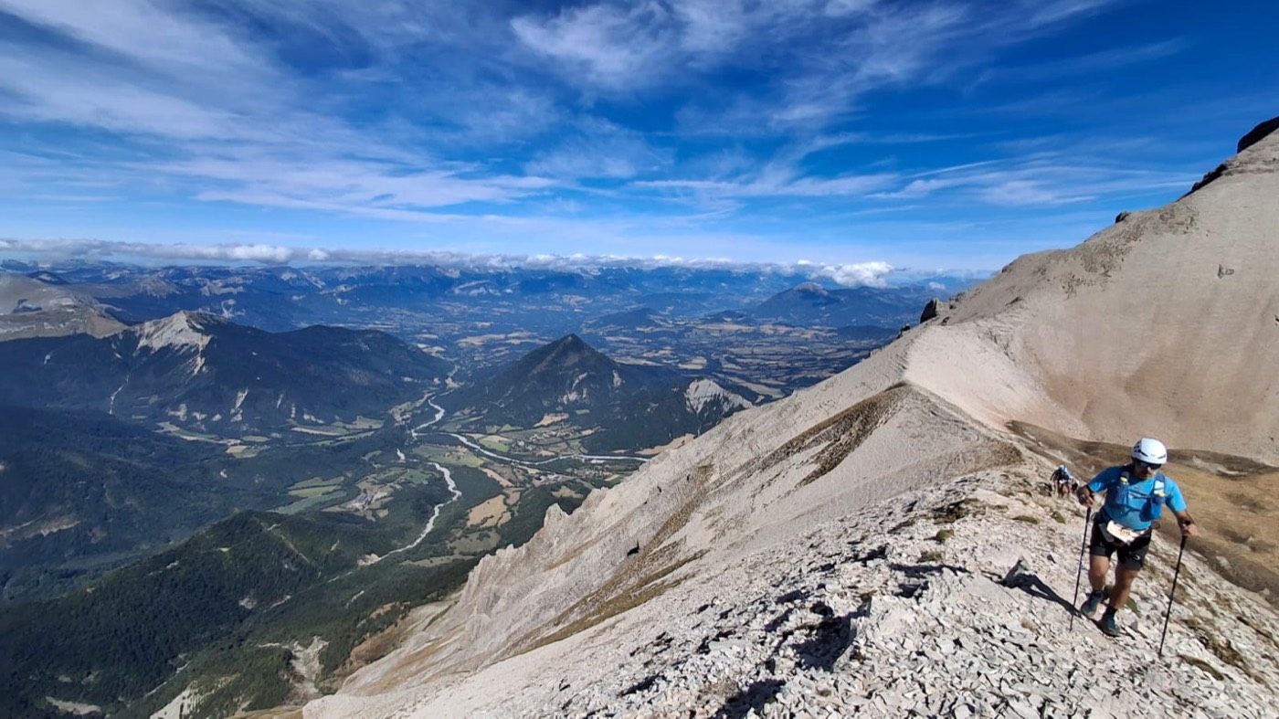 La Grande Trace Dévoluy, two days of alpi trail as a pair
