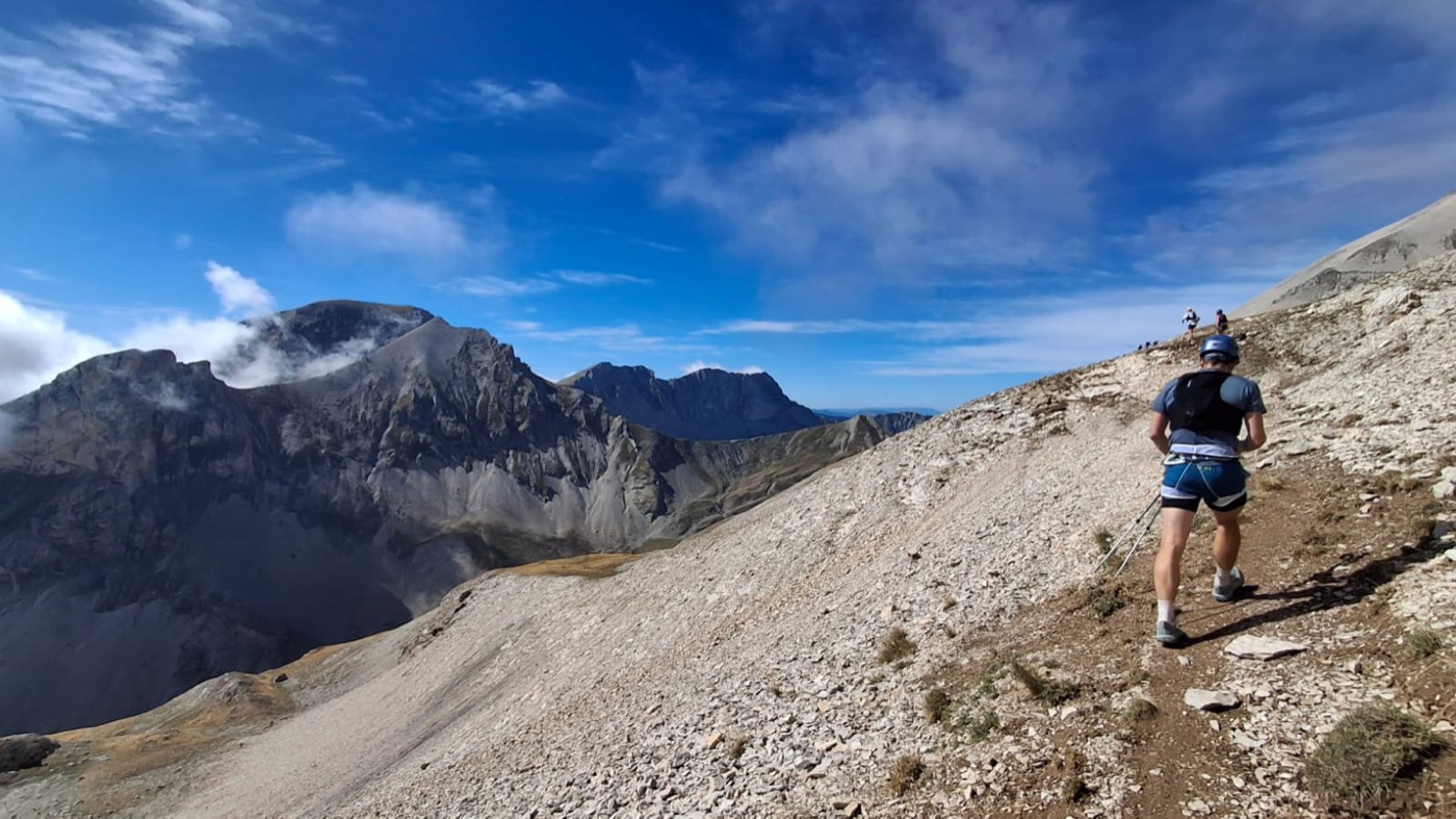 La Grande Trace Dévoluy, two days of alpi trail as a pair