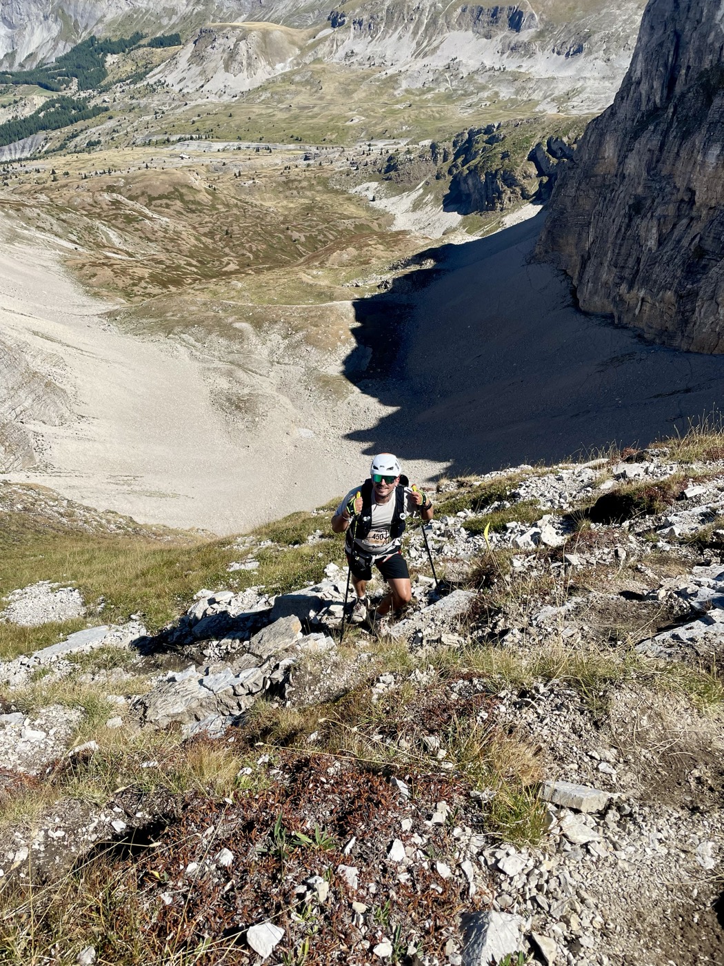 La Grande Trace Dévoluy, two days of alpi trail as a pair