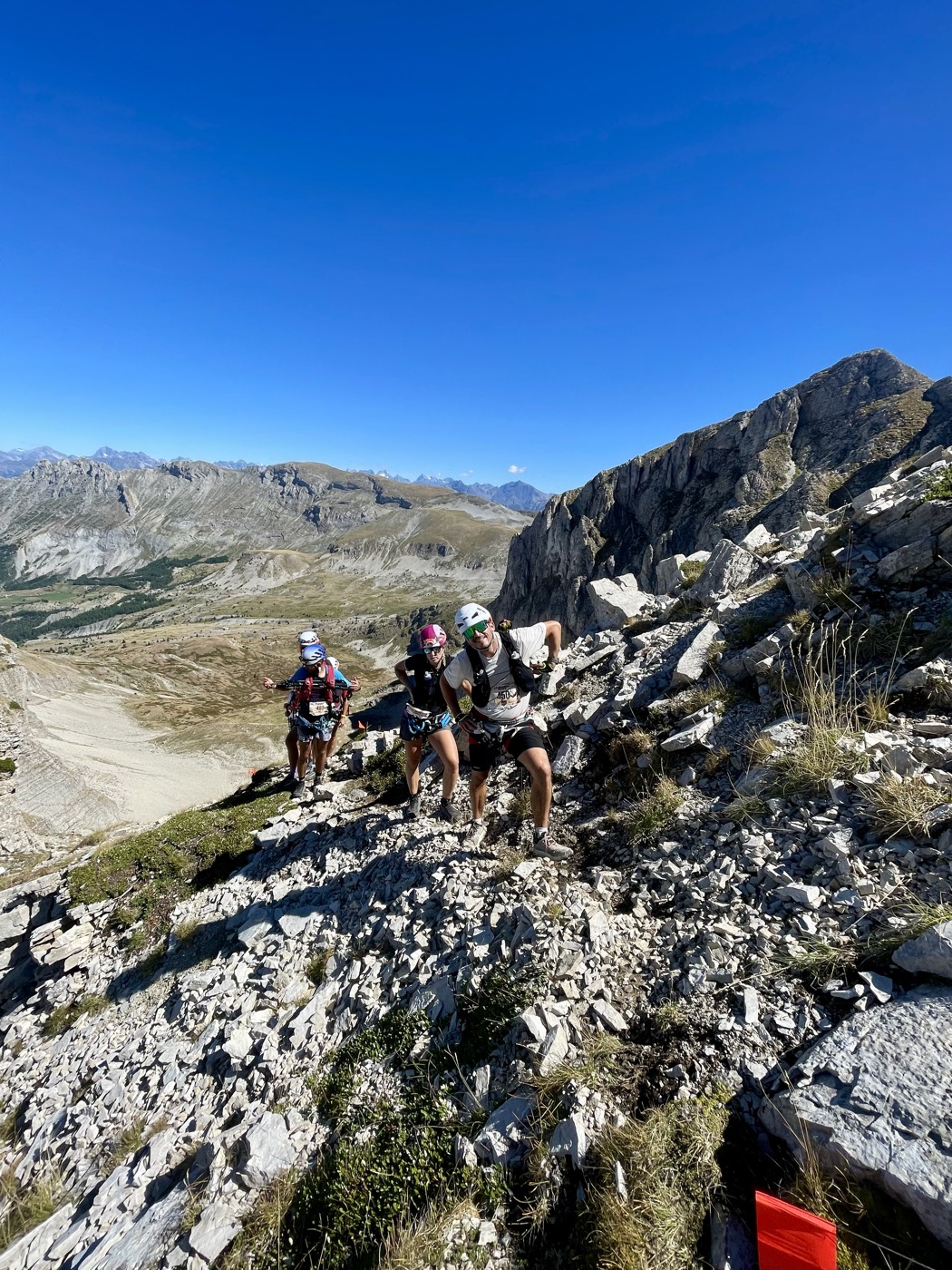 La Grande Trace Dévoluy, two days of alpi trail as a pair